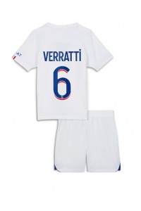 Fotbalové Dres Paris Saint-Germain Marco Verratti #6 Dětské Třetí Oblečení 2022-23 Krátký Rukáv (+ trenýrky)